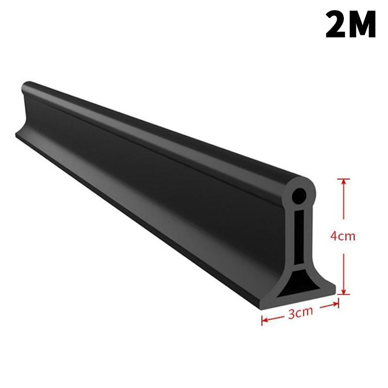 New Self-Adhesive Silicone Water Stopper Water Retaining Strip Bendable Bathroom Door Washing Machine Shower Dam Barrier