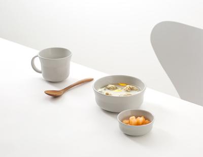 Tackaon Milky Children's Porcelain Gugonggi Soup Bowl [4colors] Kids Infant Children Elementary School Tableware Set