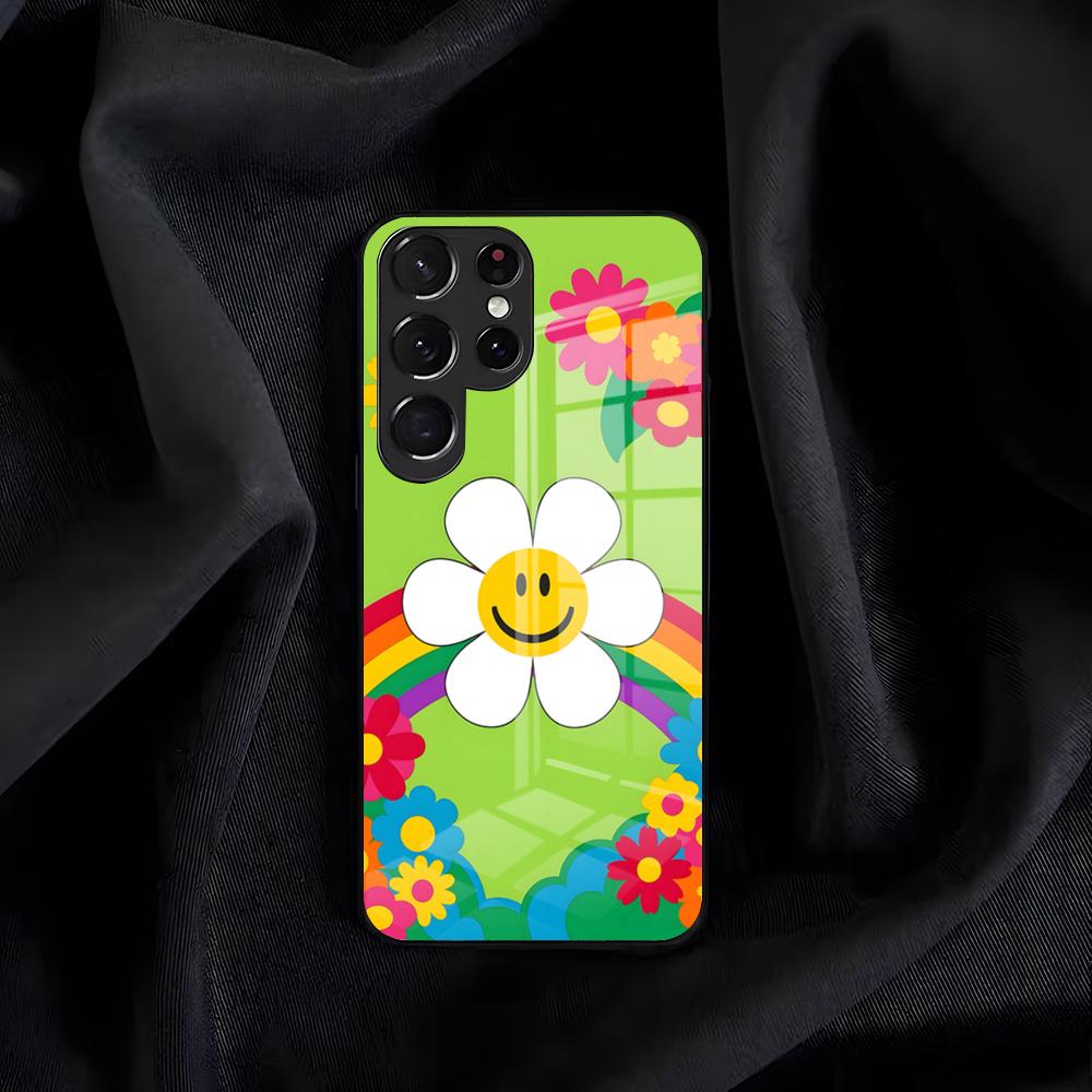 

W-Wiggle Happy New Year Phone Case For Samsung S26 S25 Edge S24 S23 S22 S21 S20 Ultra Plus FE Glass Cover Galaxy S24