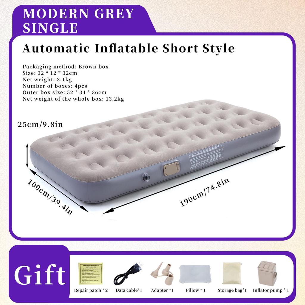 Outdoor Automatic Inflatable Tent with Thickened Camping Air Mattress