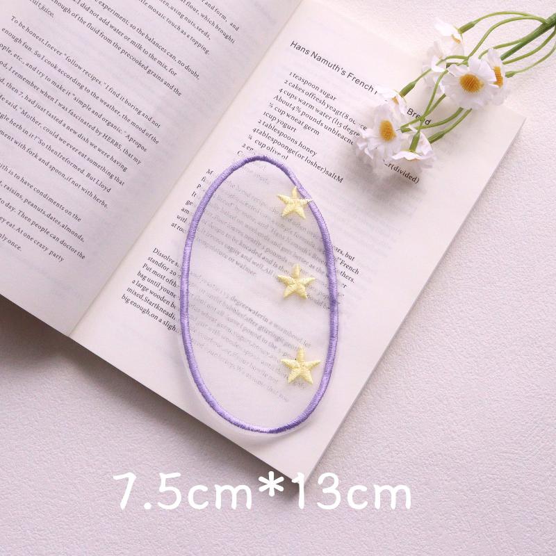 Organza Embroidery Bookmark Ins Reading Mark Delicate Student Gift Office School Supplies Stationery Items