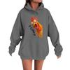 Women's Fashion Casual Long Sleeve Loose Printed Sweatshirt