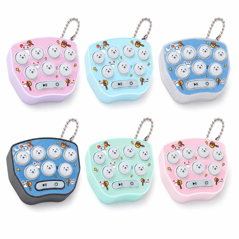 Interactive Gameplay Whack A Mole Game Mini Whacker Game Toy Game Toy Keychain  for Boys and Girls
