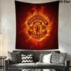 Man Utd J Wall Hanging Printed Fabric Blanket Decorative Tapestries for Bedroom Living Room Home Decor