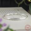 Elegant 925 Sterling Silver Double-bead Bracelet with Exquisite Floral Pattern, Adjustable Size, Made of 925 Sterling Silver
