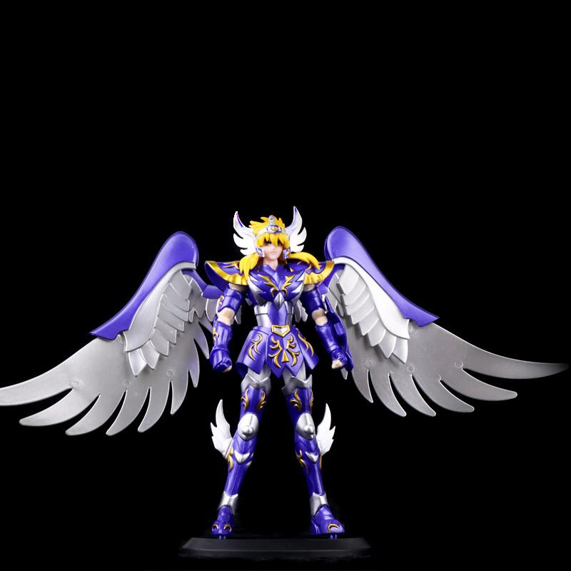 19cm Anime sacred Saint Seiya Figure Phoenix Ikki Hyoga Seiya Shiryu Standing Figure Toy Collection Decoration  Japanese Dolls