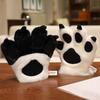 Furry Texture Animal Paw Plush Gloves Simulated Bear Paw Plush Gloves  Cosplay Costume