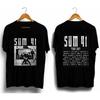 Nachgedrucktes Sum 41 Tour 2917 Schwarzes T-Shirt 2 Seiten Geschenk für Fan Te2327