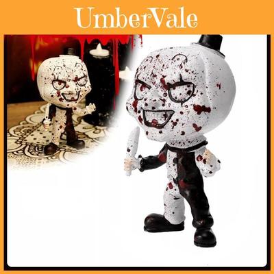 Creative Halloween Resin Soul Reaper Clown Decorative Tabletop Craft With Modern Minimalist Style