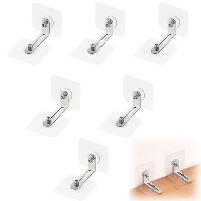 FsGrg Móveis Impacto e Tombo Sem Perfuração Ideal para e Casas com Conjunto de Emergência de 6 Dispositivos Anti-Tombamento, Proteção, em Forma de L, Necessário, Móveis,