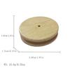 Ebony Beech Pearwood Leather Edge Polishing Stick - Handmade DIY Tool
