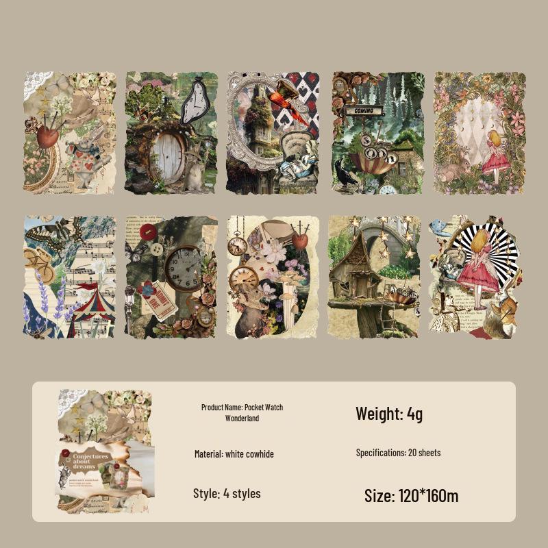 Mu Ran Dreamy Retro Artistic Notebook Decorative Stickers Pack