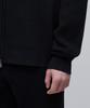 Musinsa Standard Relaxed Ribbed Knit Zip-Up [Black]