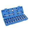 23Pcs Set 3 8in Oil Drain Sump Screw Sleeve Wrench Removal Kit Car Repairing Tool