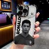 Famous Football Players C-CR7 Plating Phone Case For Samsung S26 S25 S24 S23 S22 S21 S20 FE Note20 Edge Plus Ultra 4G 5G Anti