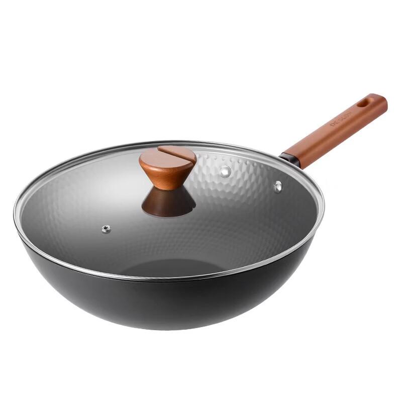 

DESLON Dragon Scale 32cm Non-Stick Fine Iron Wok