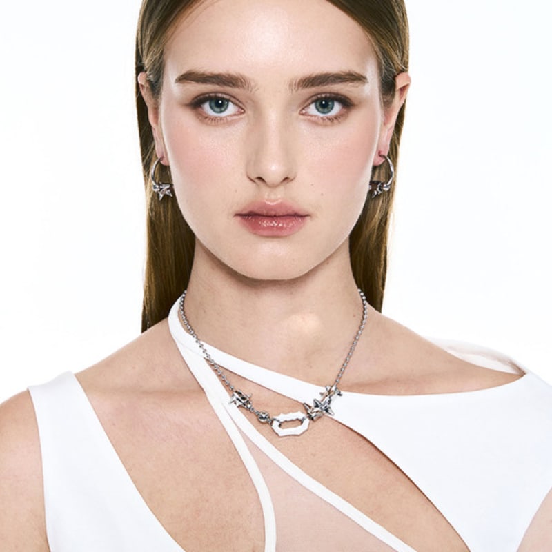 SENTIMENTS NO.621 [SILVER] EARRING