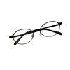 Retro Anti-blue Eyeglasses Spicy Girl Blocking Glasses Party Metal Oval Glasses  Lady