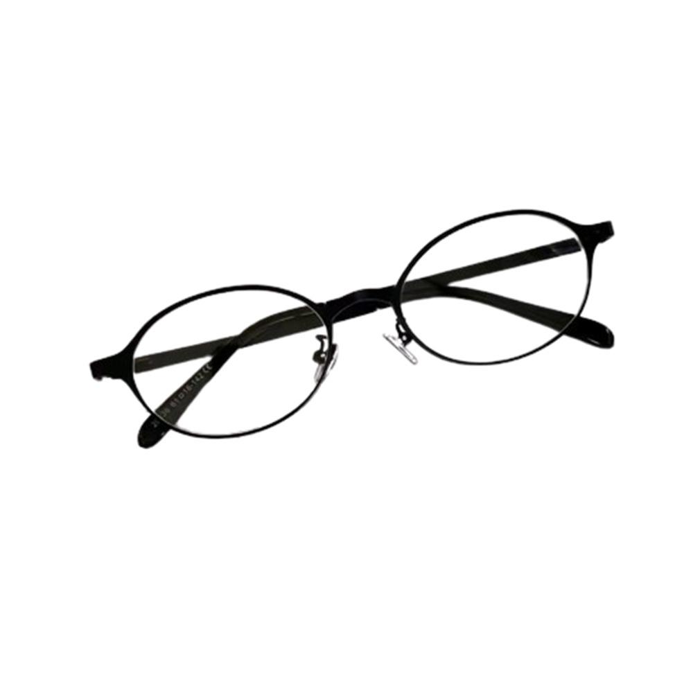 Retro Anti-blue Eyeglasses Spicy Girl Blocking Glasses Party Metal Oval Glasses  Lady