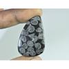 50Cts. Natural Black Fossil Coral Fancy Cabochon Loose Gemstone 29X39X05 MM B-339