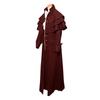 Medieval Retro Mens Steampunk Trench Coat Gothic Jacket Costume Cosplay