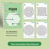 Children's Maze Book: Whole Brain Thinking & Intelligence Development for Ages 3-6 with 8 Focus Puzzles
