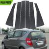 Fit For Mercedes Benz A Class W169 5-Door Hatchback 2005-2012 Carbon Fiber Look Car Window Trim Pillar Posts Cover Sticker Decal