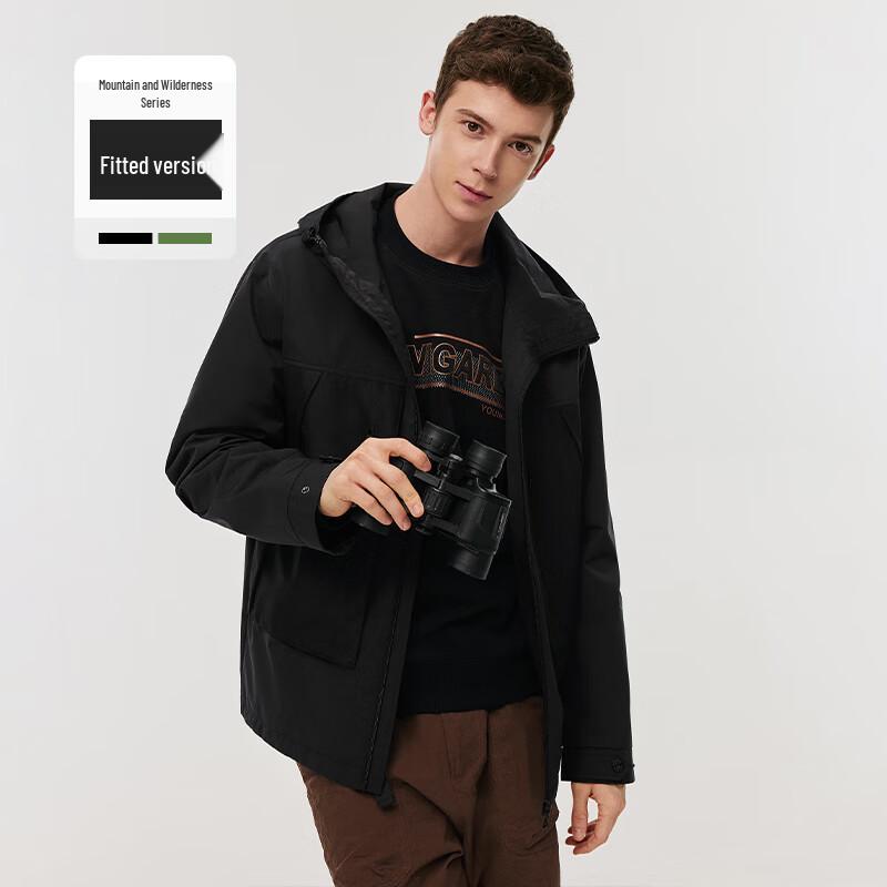NVG·YOUNG Men's Hooded Casual Jacket