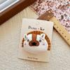 Korean Style Cartoon Bear 3D Cotton Baby Hair Clip