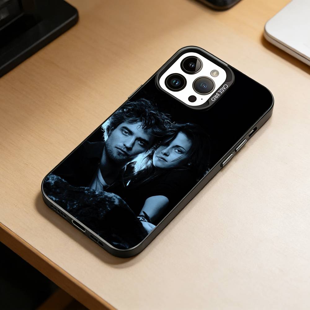T-Twilight Saga Edward  Phone Case For iPhone 17,16,15,14,13,12,11 Plus,Pro Max,XS,Colorful Silver Black Cover