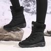 Damen Winterstiefeletten Warm halten Hochwertige Schneestiefel mit mittlerer Wade Damen Schnürstiefeletten Bequeme wasserdichte Booties Chaussures Femme