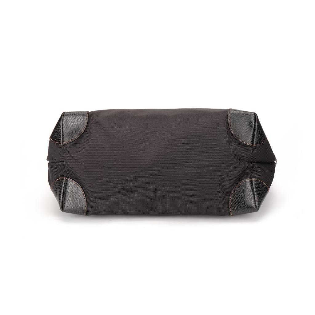 Longchamp Boxford 45 Short Handle Casual Fabric Dumpling Bag Shoulder Tote Large Unisex bags Black 1624080001