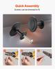 Cabinet Knobs, 30 Pack, 31 mm Black Zinc Alloy Drawer Pulls & Door Handles, Mushroom Kitchen Solid Knobs Dresser Handles, Cupboard Hardware with