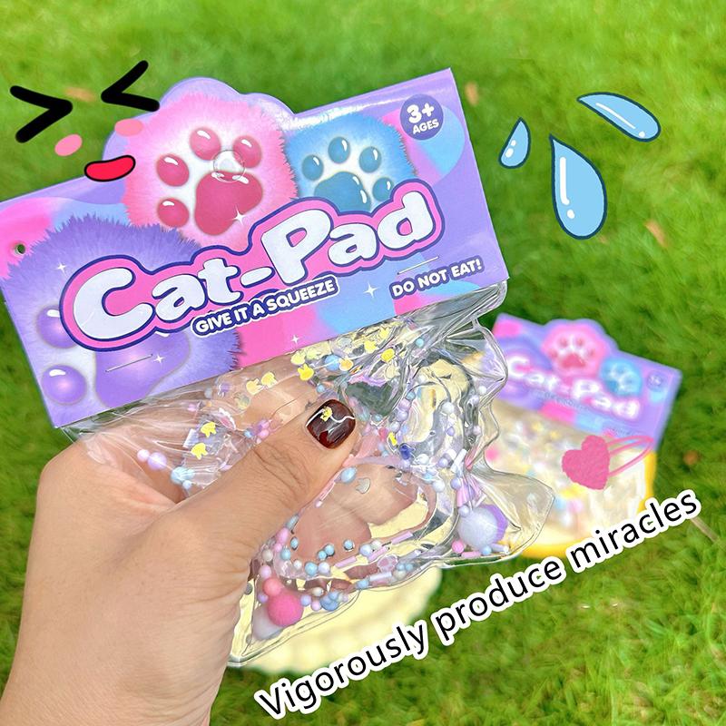 Tpr Cat'S Paw Decompression Toys Creative Cartoon Antistress Squishy Stress Relief Slow Rising Toys For Adult Kids Stretch Toys