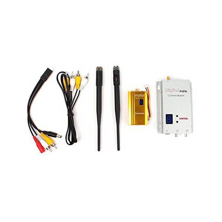 1.2G 1.5W Transmitter & Receiver for Drone, Aerial Photography, Model Airplane, Wireless FPV Transmission