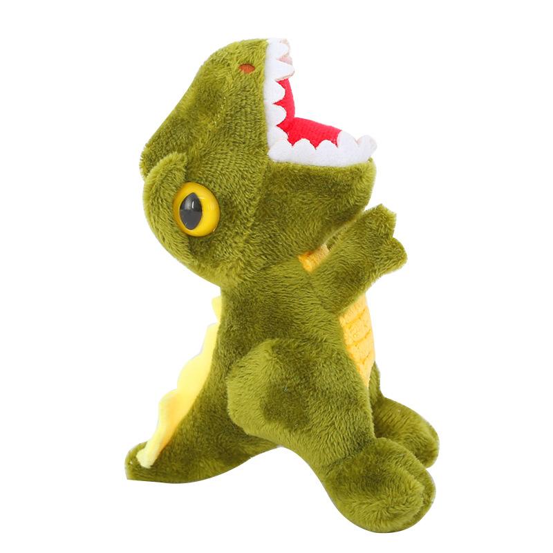 

Динозавр Милый Плюшевый Брелок Мягкая Кристальная Ткань Очаровательная Игрушка Ти-рекс для Детей Dino Green