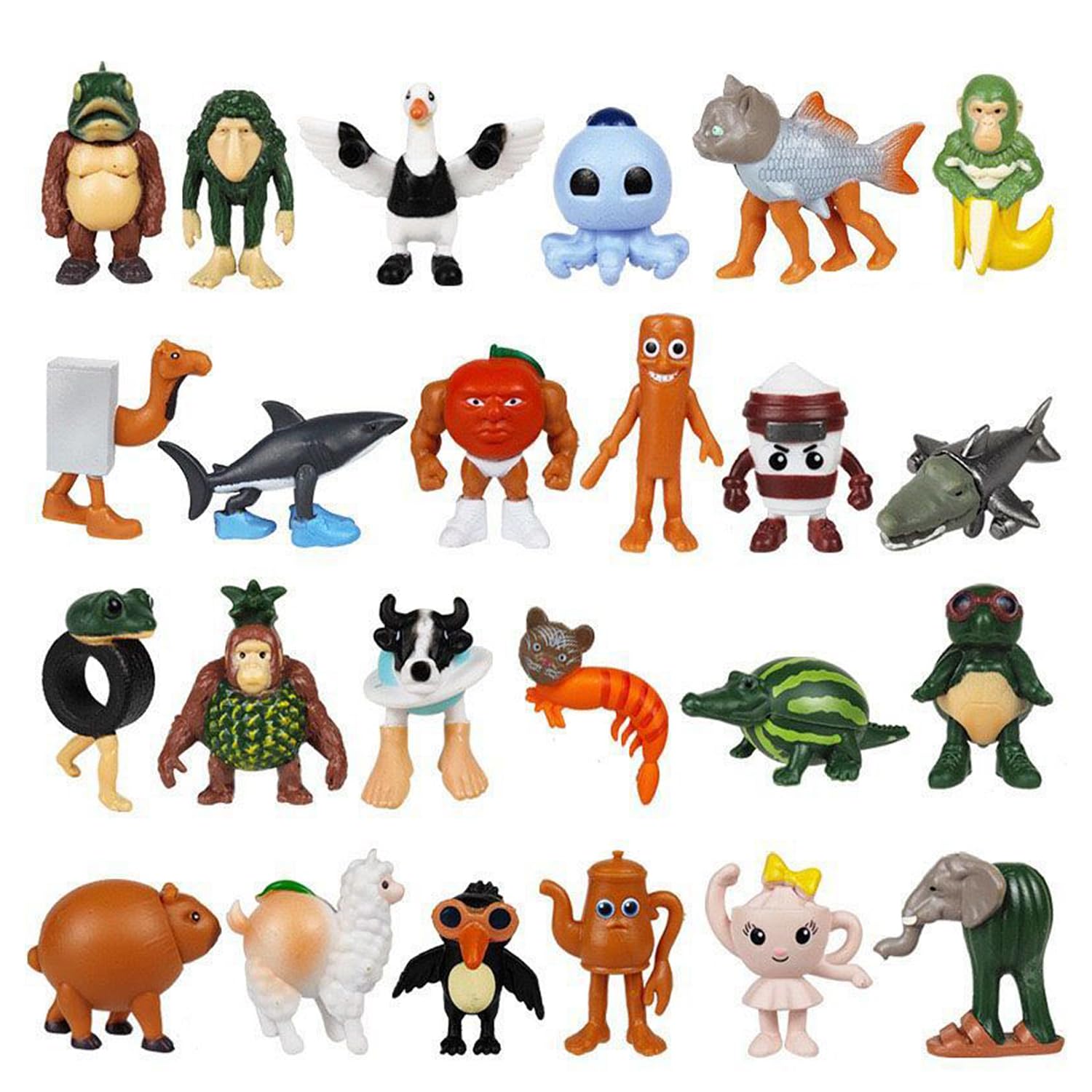 

Italian Brainlot Tontontunsafoo Collector Mini Horror Italian Brain Brainlot Birthday Gifts [24-piece set] Figures, 3.5-5.5cm tall, Figures, Dolls,