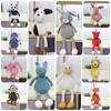 Animal Plush Striped Toy Monkey Elephant Panda Rhinoceros Rag Doll Pp Cotton