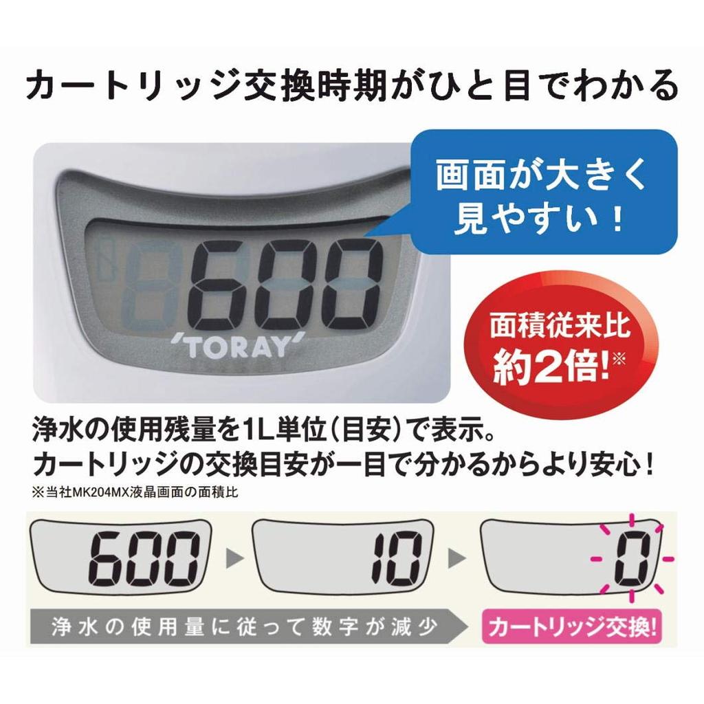 Toray Trevino Water Purifier Faucet Direct Connection Type Item Water Made In Japan SX606V Super Series White (High Removal/12 Clear/30% Saving)