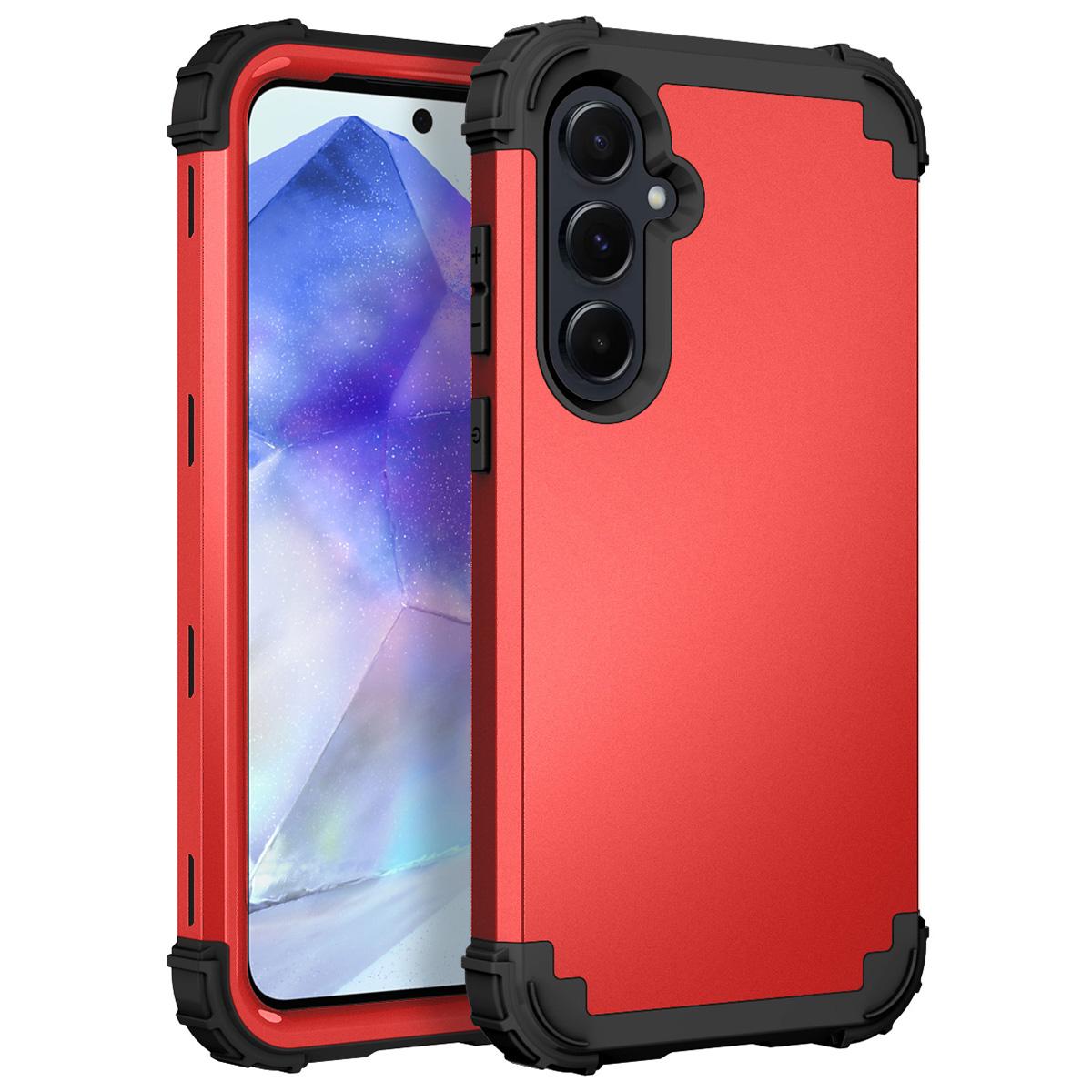 

L-Style For Samsung Galaxy A55 5G Case Anti-Scratch PC+TPU Phone Cover B