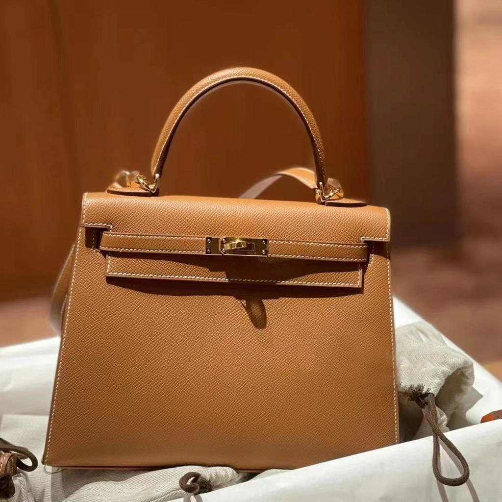 Classic And Atmospheric Handbag / New Style Fashionable And Versatile Single Shoulder Crossbody Bag High-end Hand-held Leather Women's Bag