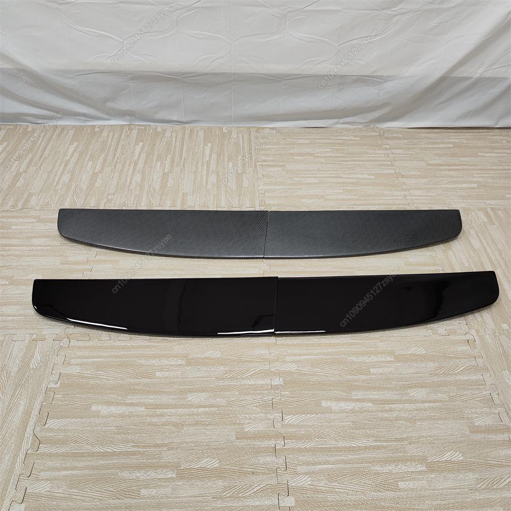 Car Rear Trunk Roof Spoiler Lid Wing Cover For Ford Transit Custom Mk8 2012-2025 Double Door ABS Gloss Black Bodykits Tuning