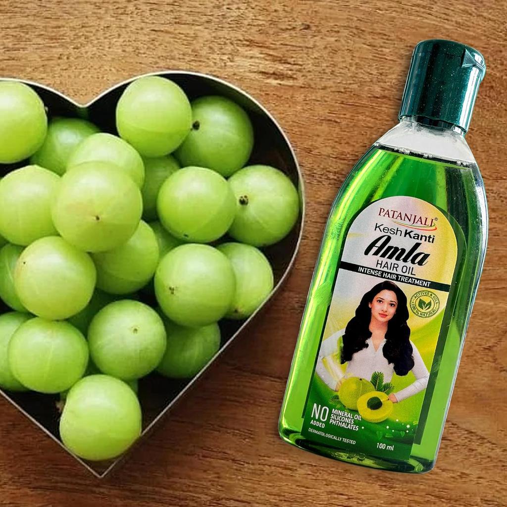 Patanjali Amla Hair Oil 100ml Pack Of 1 | Strengthen Roots & Reduce Hair Fall Naturally