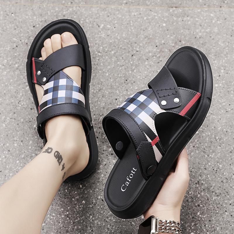 Casual Sandals Men'S Summer Sports And Casual Outer Wear Dual-Purpose Beach Men'S Cool Slippers Breathable Thick Bottom