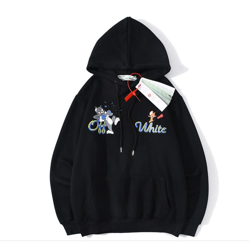 Mens Hooded Cotton Blend Sweatshirt With Printed Design Regular Fit Casual Wear