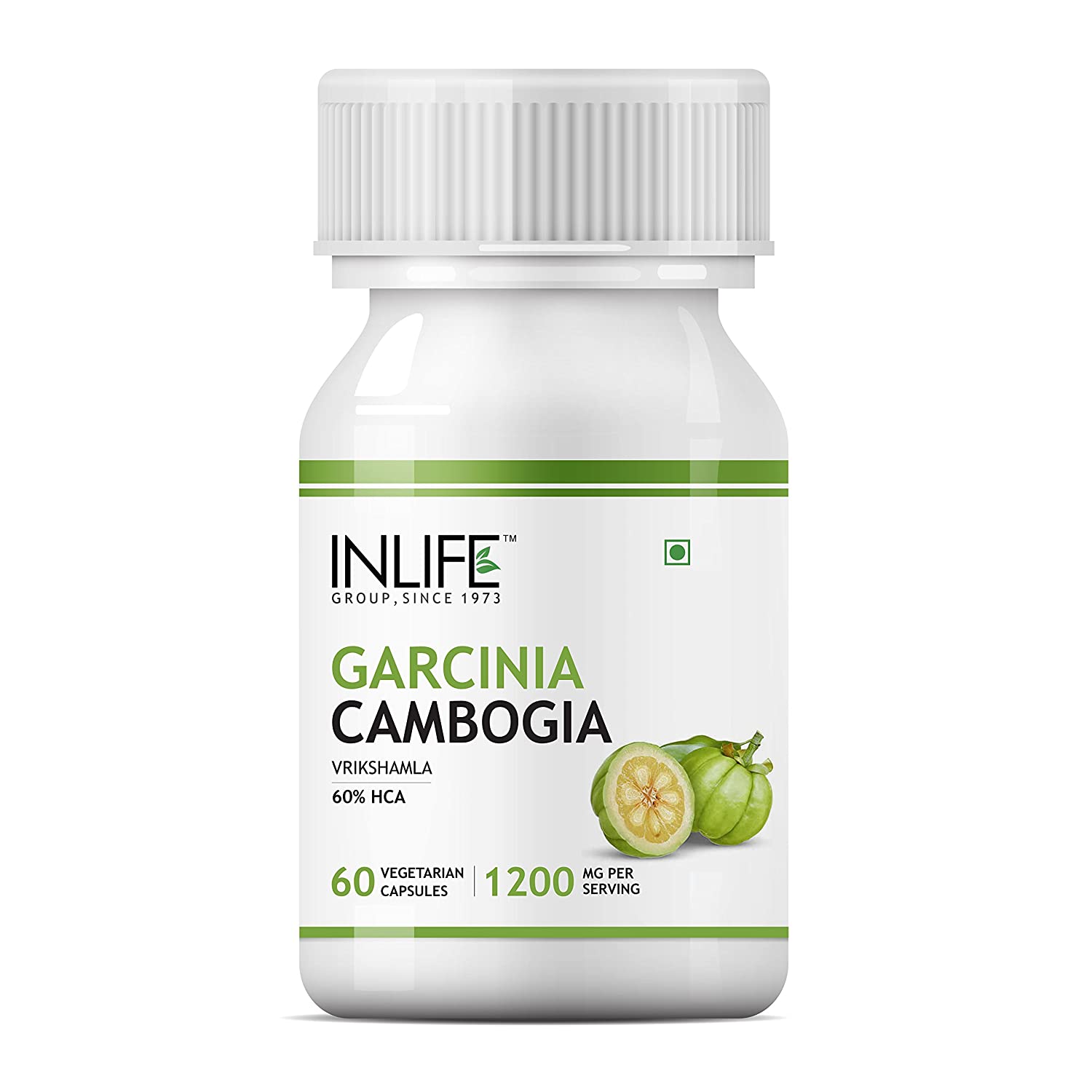 

Гарцинія камбоджійська (60 кап, 1200 мг), Garcinia Cambogia, INLIFE