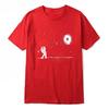 High Quality Cotton T-Shirt Men's Fun Astronaut Print Men's Crew Neck Loose T-Shirt Short Sleeve T-Shirt