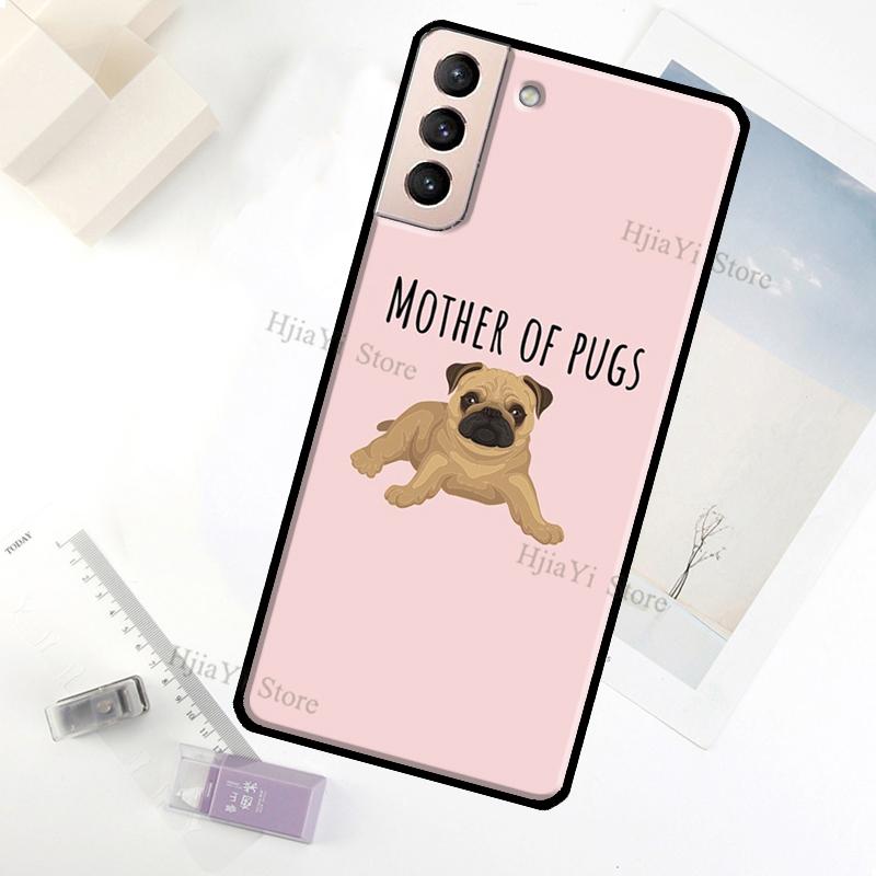 

Funny Pug Dog Case For Samsung Galaxy S23 Ultra Note 20 10 S9 S10 Plus S20 S21 FE S22 Ultra Phone Cover Galaxy S23
