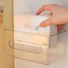Transparente Taschentuchbox Servietten-Gesichtstuch-Aufbewahrungsbox Badezimmer Papierhalter