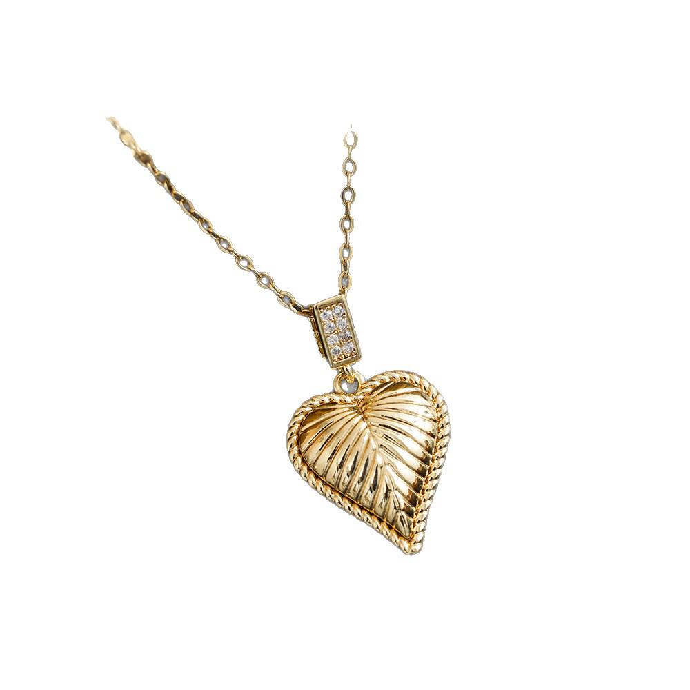 European Style Elegant Heart Pendant Necklace